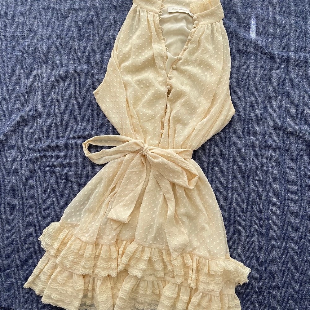 ZIMMERMANN picnic belted dress SHORT
